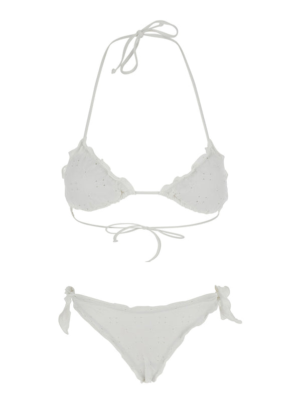 Bikini Sangallo Mini Daisy White Polyamide Swimwear