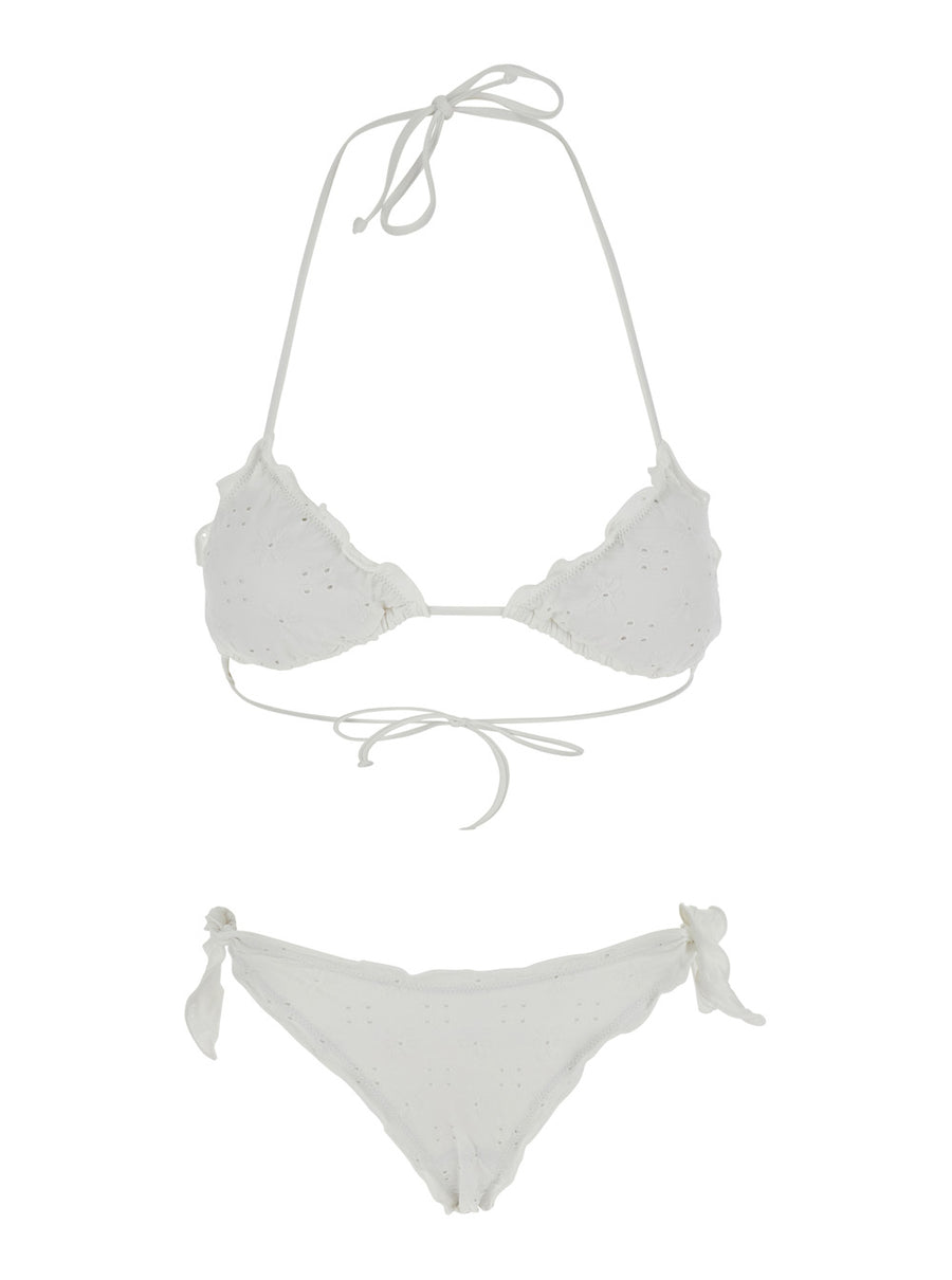 Bikini Sangallo Mini Daisy White Polyamide Swimwear