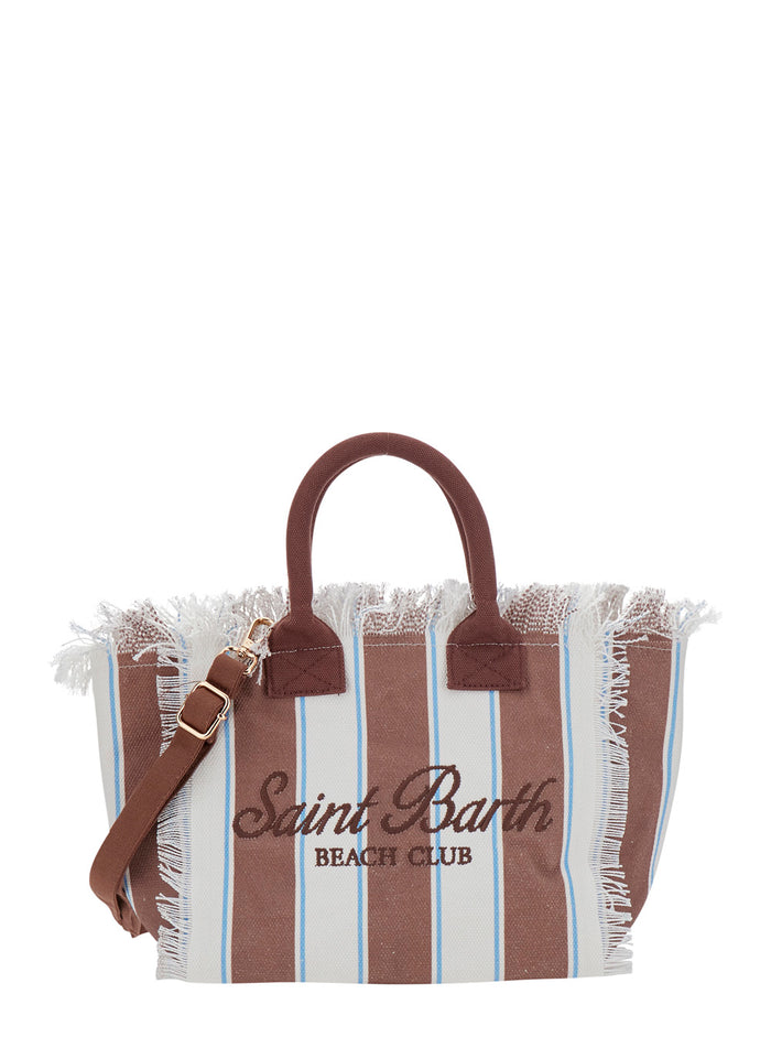 Handbag Colette Brown Cotton For Women Hand Bags