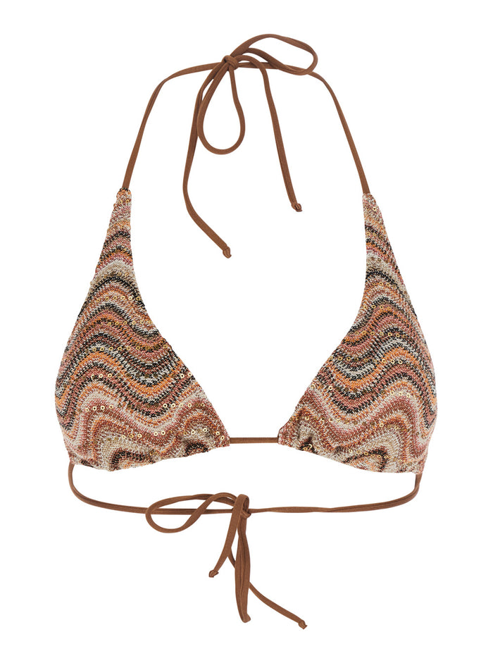 Bikini Guiana Rachel Paillettes Sea Wave 18 Multicolor Tech Fabric Women Polyamide Elastane Beachwear