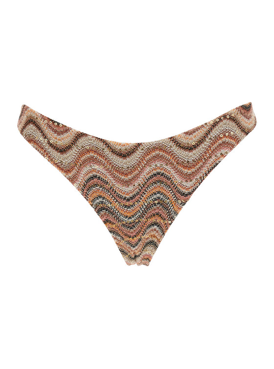 Bikini Virgo- Rachel Paillettes Sea Wave 18 Multicolor - With Sequins Details Fabric Women Beachwear