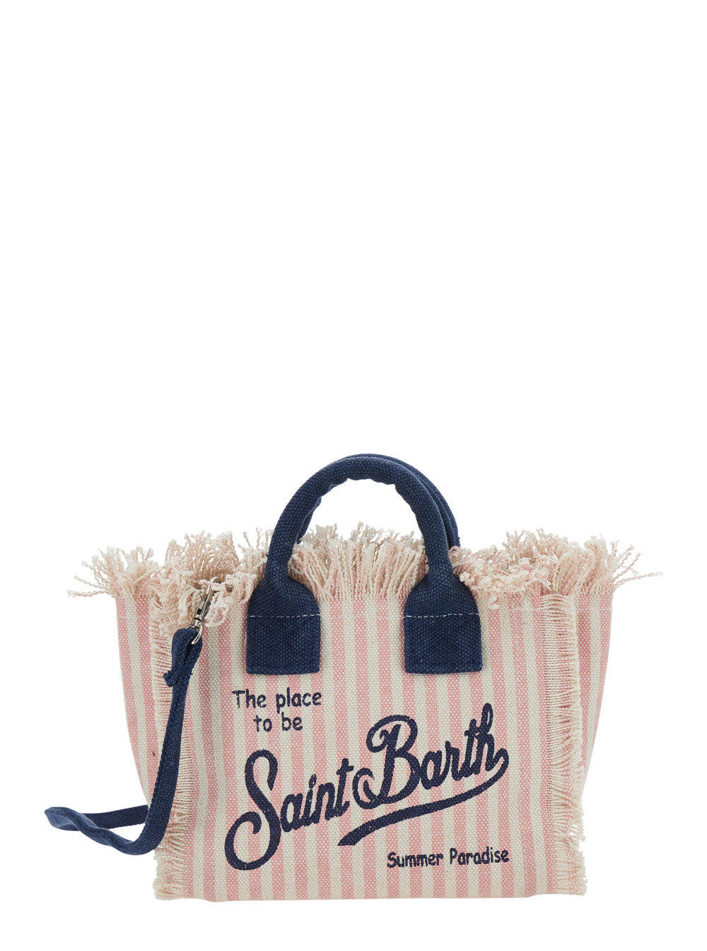 Handbag Vanity Mini With Pink Cotton Details For Women Hand Bags