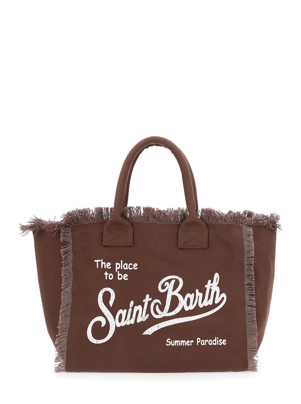 Handbag Vanity Brown Cotton Handbags