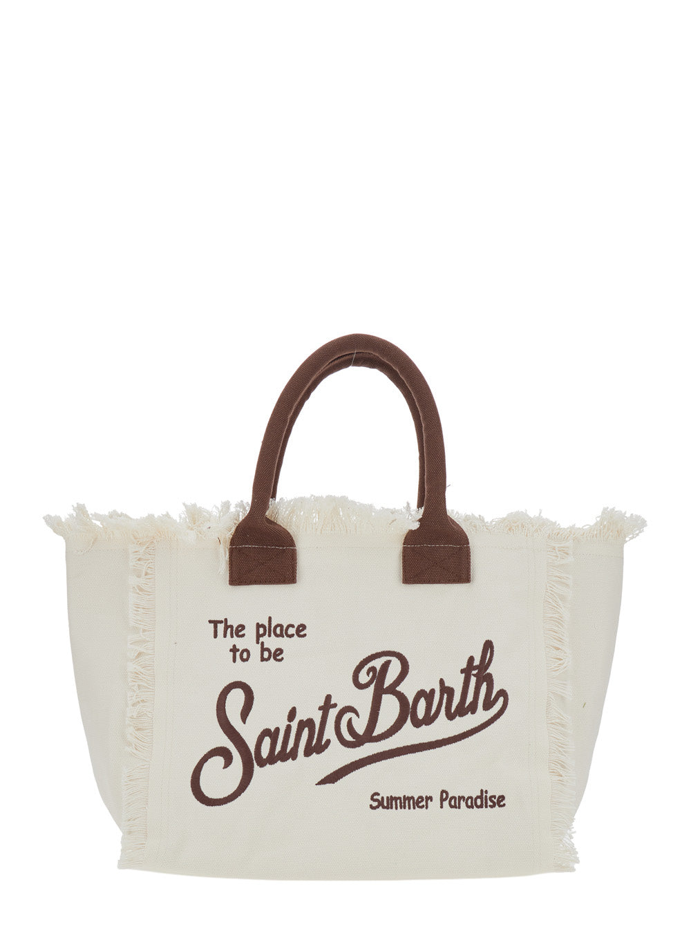 Handbag Vanity With Beige Cotton Details For Women Hand Bags