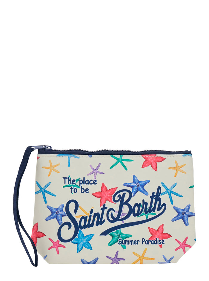 ALINE Multicolor Clutch Bag with Leather Details Clutches And Pochettes