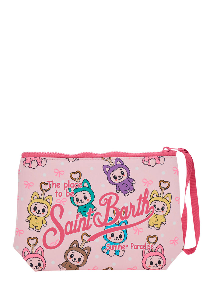 ALINE - MONSTER CHARMS CLUTCH PINK Clutches And Pochettes