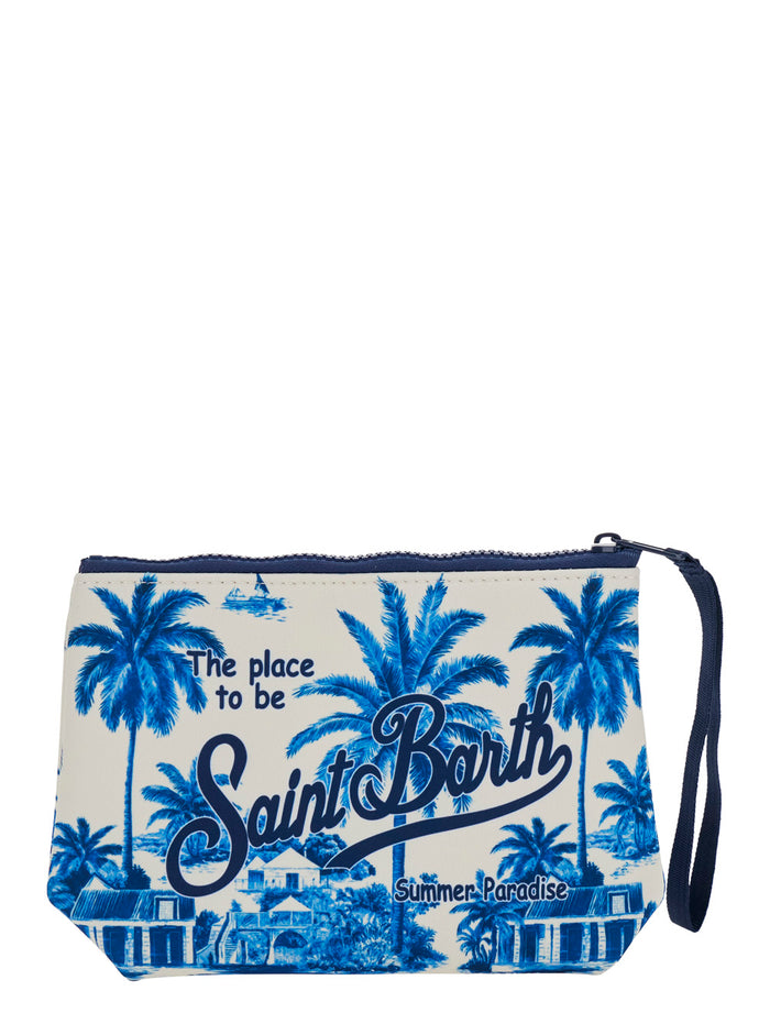 ALINE Multicolor Clutch with Tech Fabric Details Clutches And Pochettes