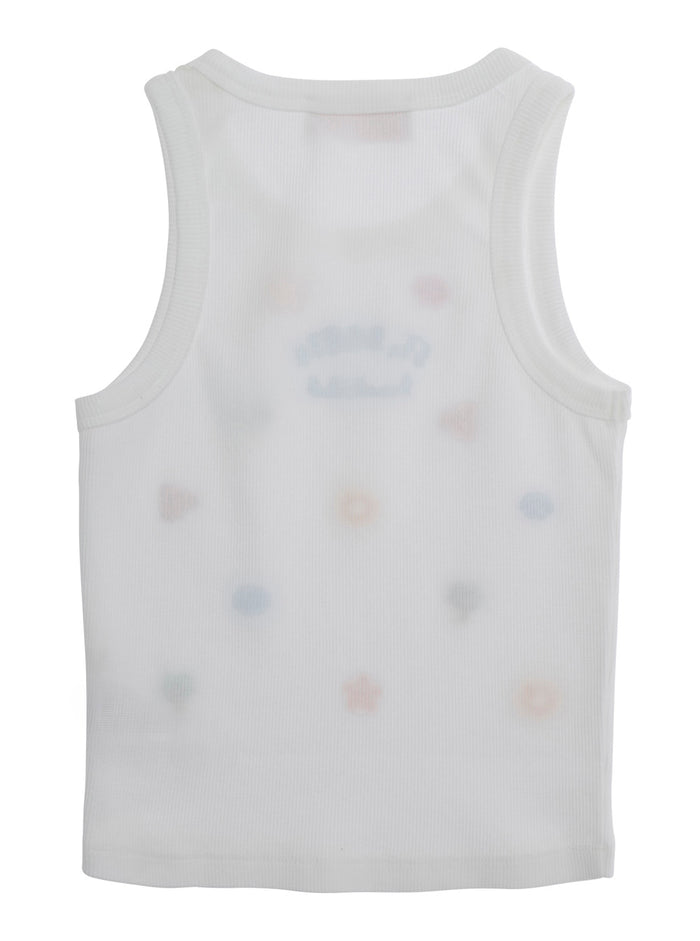 T-Shirt Blue Jr White With All-Over Sea Print In Cotton For Kids Tops