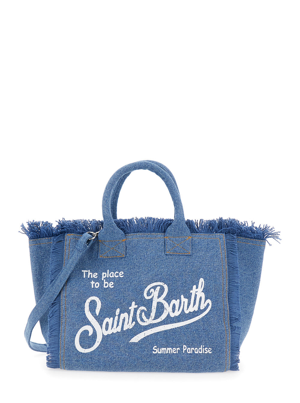 Handbag Colette With Blue Leather Details For Women Blu Hand Bags