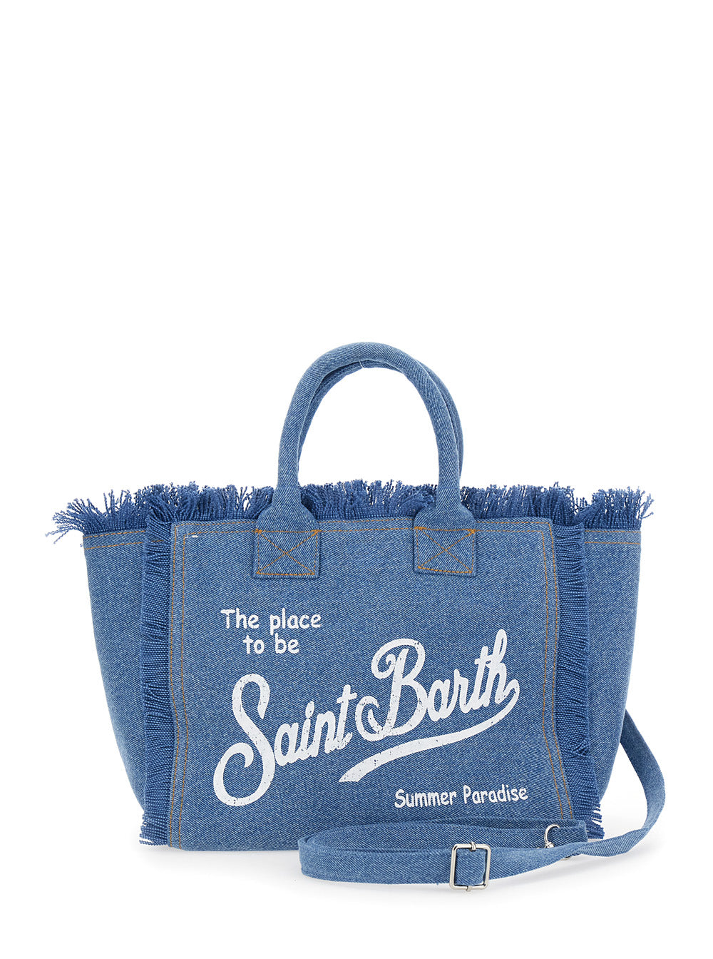 Handbag Colette With Blue Leather Details For Women Blu Hand Bags