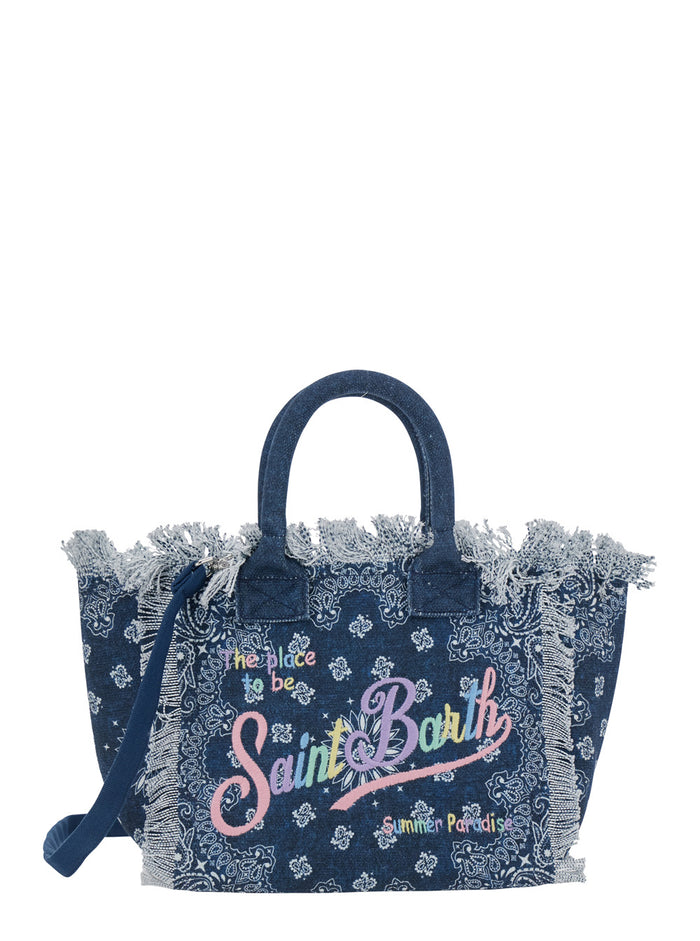Handbag Colette Blue With Leather Details Women Blu Hand Bags