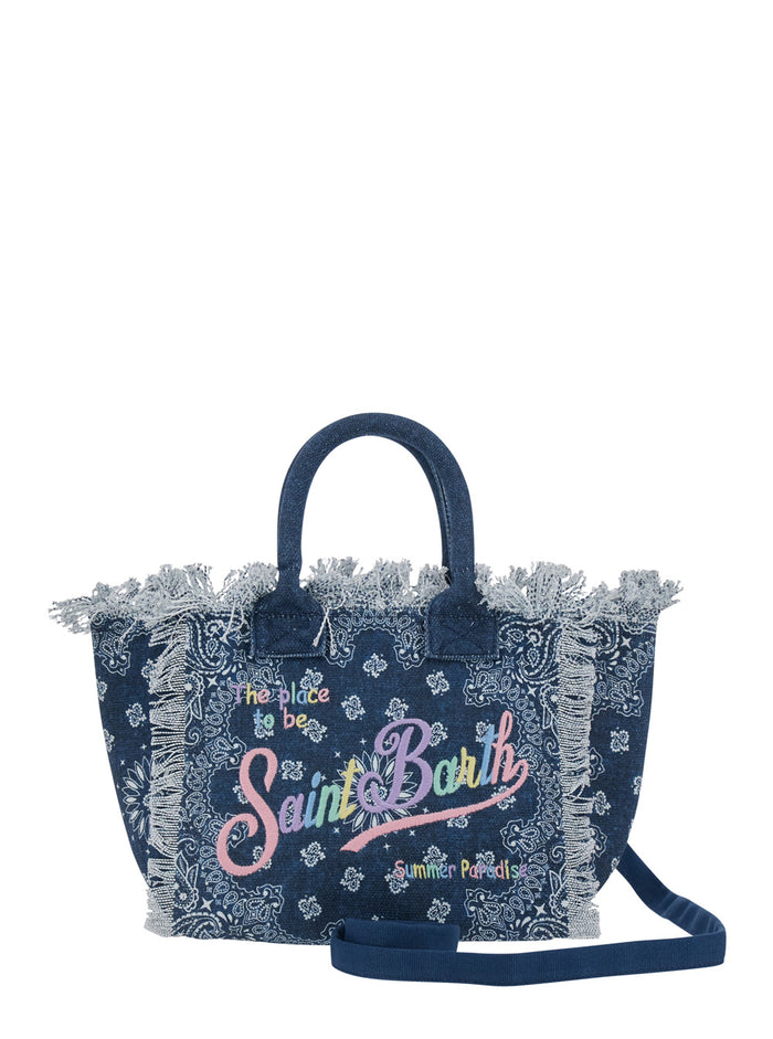 Handbag Colette Blue With Leather Details Women Blu Hand Bags