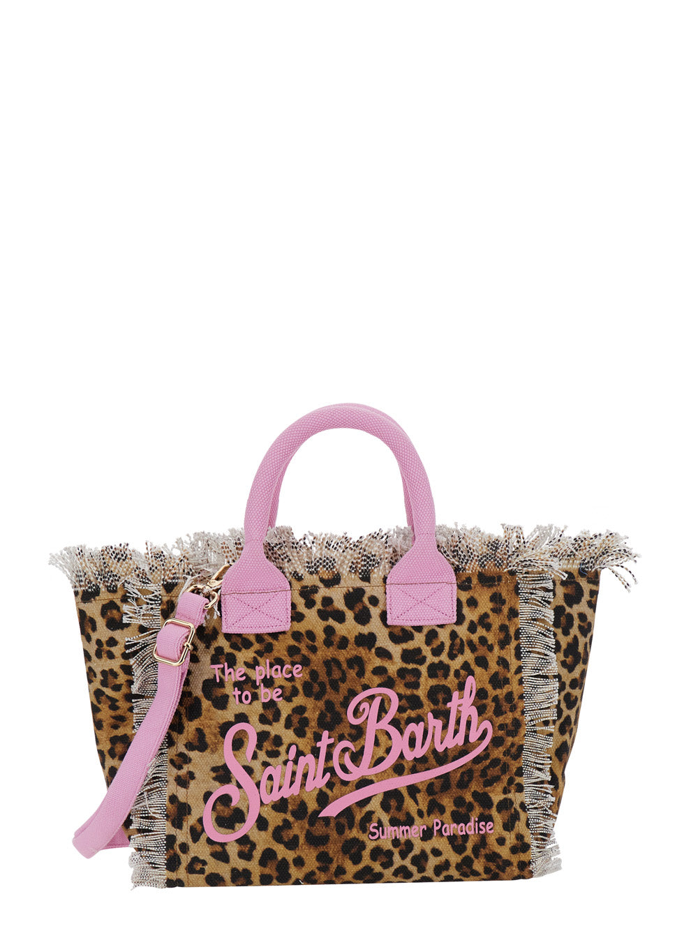 Handbag COLETTE with Multicolored Design in Canvas Multicolor Hand Bags