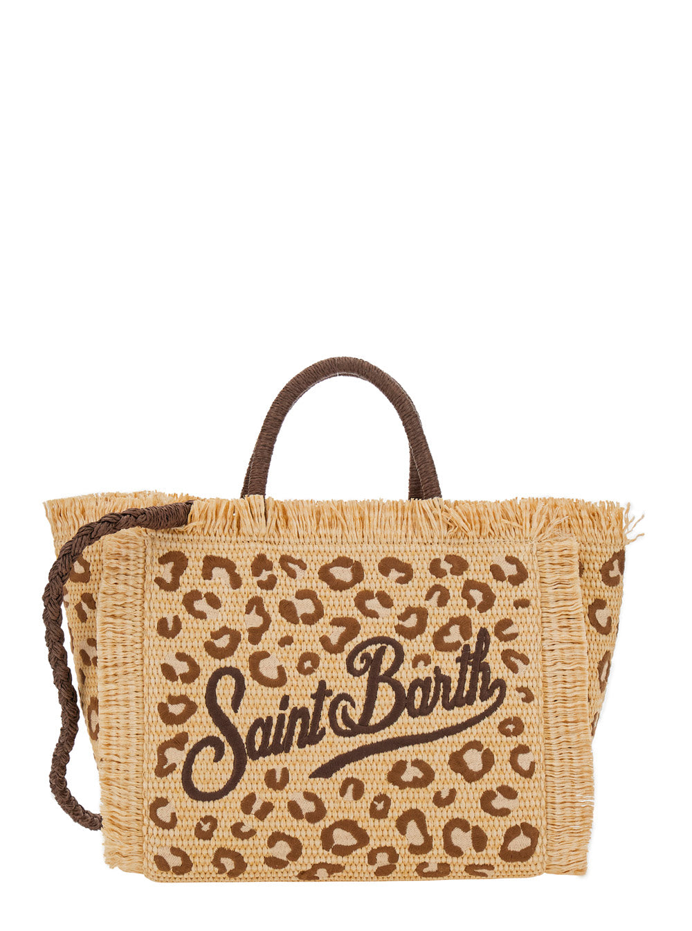 Handbag COLETTE STRAW with Beige Handles for Women Hand Bags