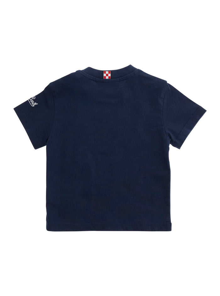 DENVER JR - LOBSTER CHEF T-Shirt Blue Blu Tshirts And Polo Shirts