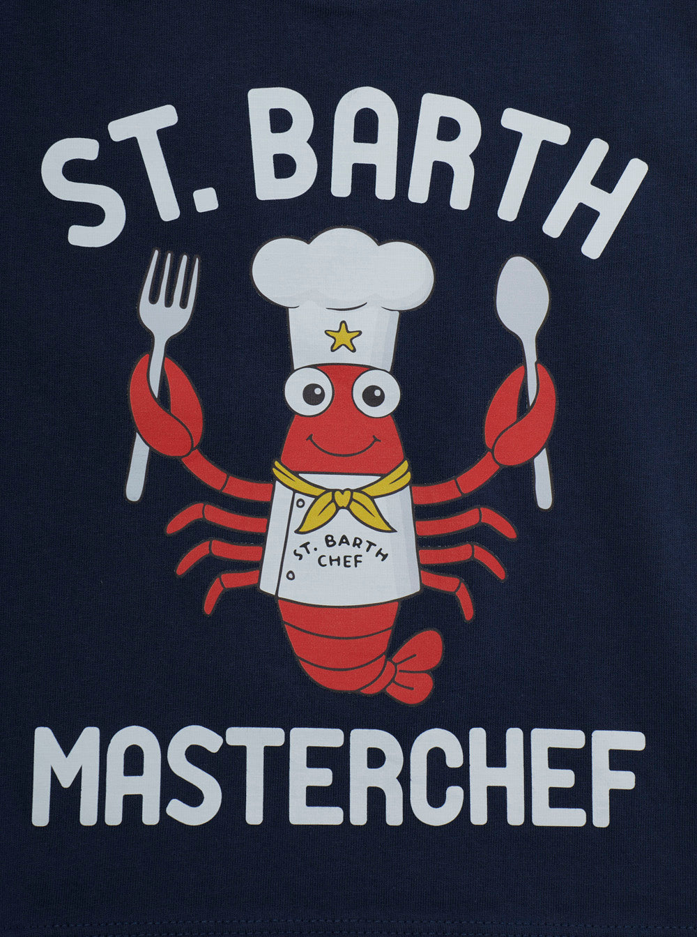 DENVER JR - LOBSTER CHEF T-Shirt Blue Blu Tshirts And Polo Shirts