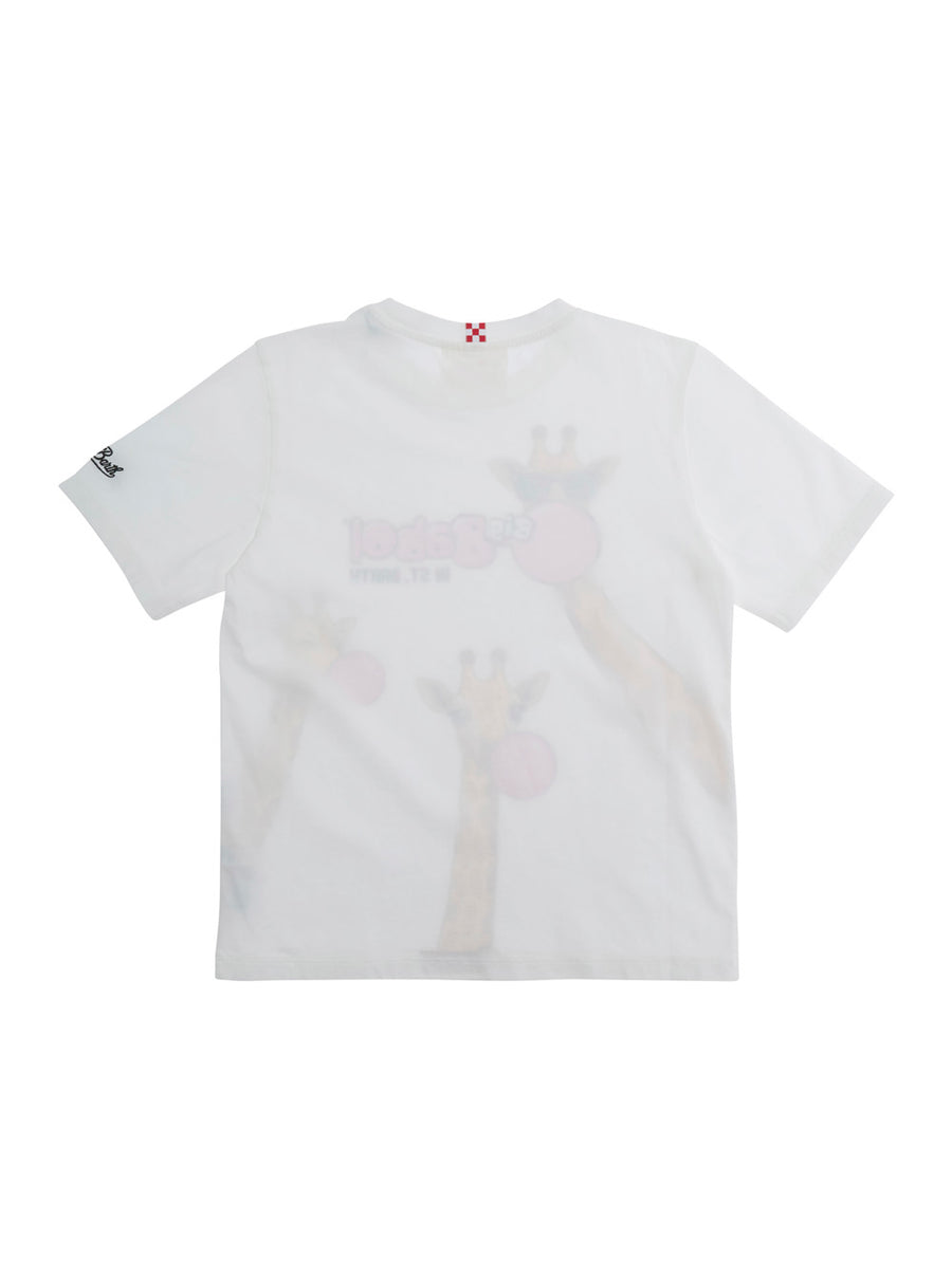 Kids T-Shirt Denver Jr White Cotton T-shirts