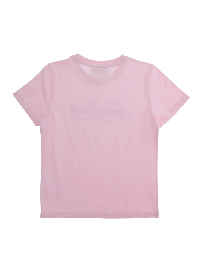 Elly - Sb 20 Strass T-Shirt Pink With Rhinestone Details Cotton Women Tshirts And Polo Shirts