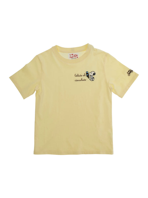 T-Shirt With Snoopy Print, Yellow T-shirts
