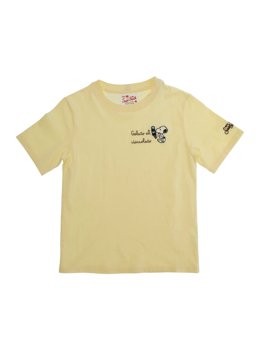 T-Shirt With Snoopy Print, Yellow T-shirts