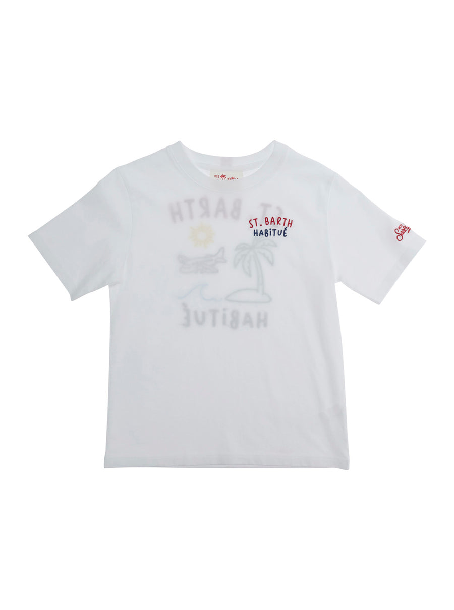 T-Shirt Portland Jr White Cotton T-shirts