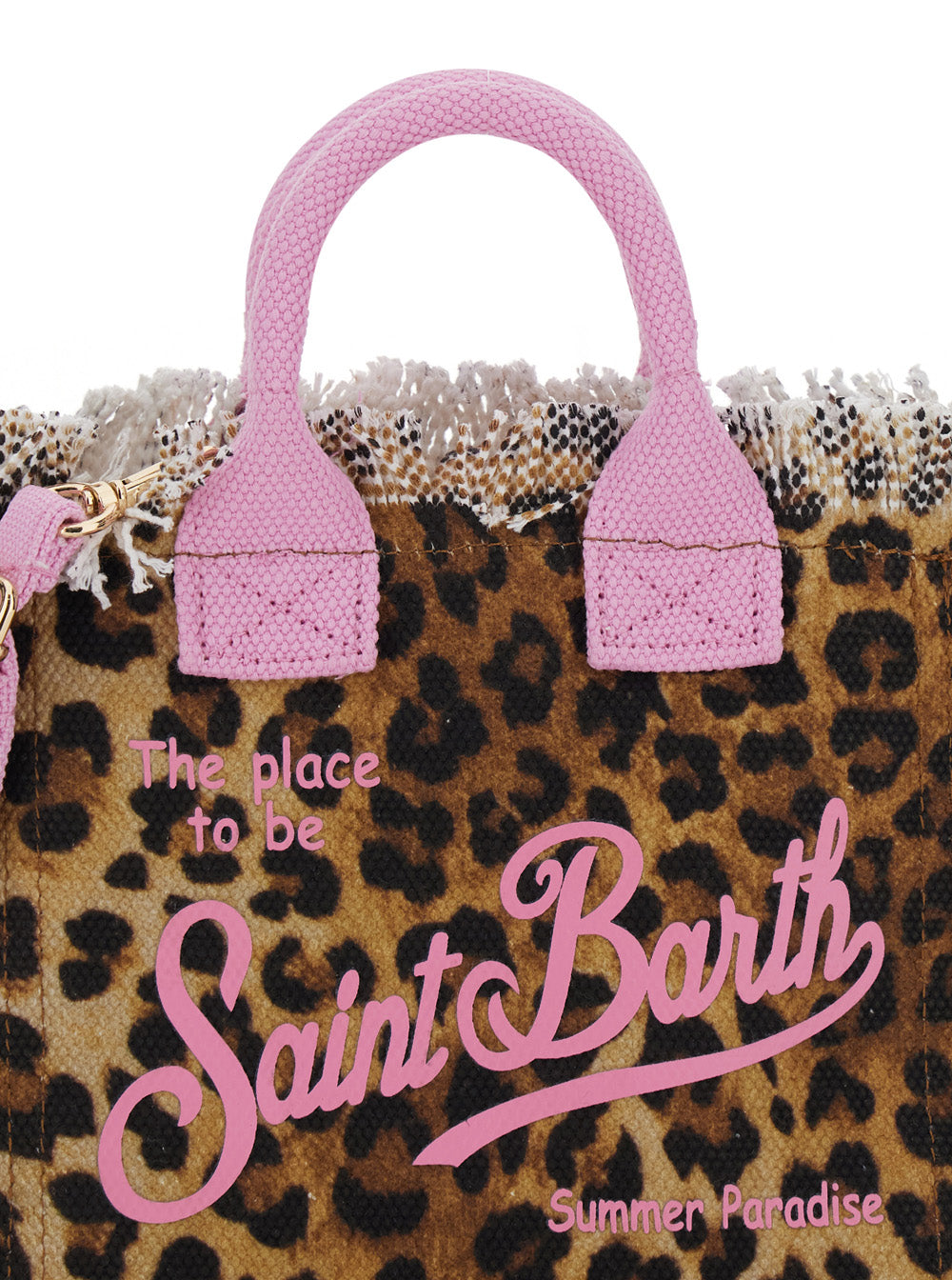Handbag Vanity Mini with Multicolor Details in Leather Hand Bags