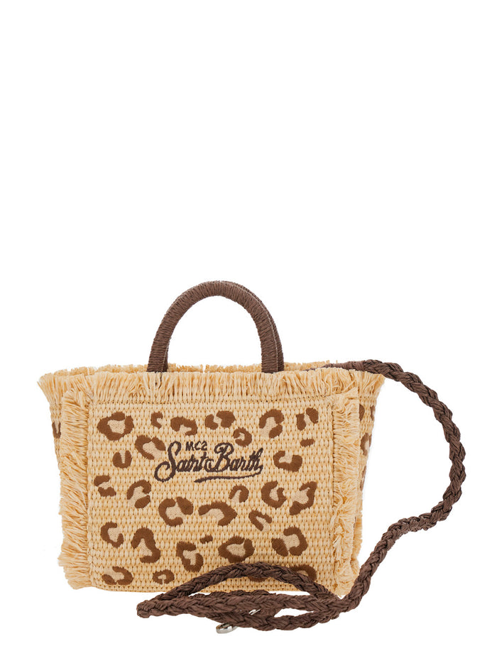 Handbag Vanity Mini Straw in Beige for Women Hand Bags