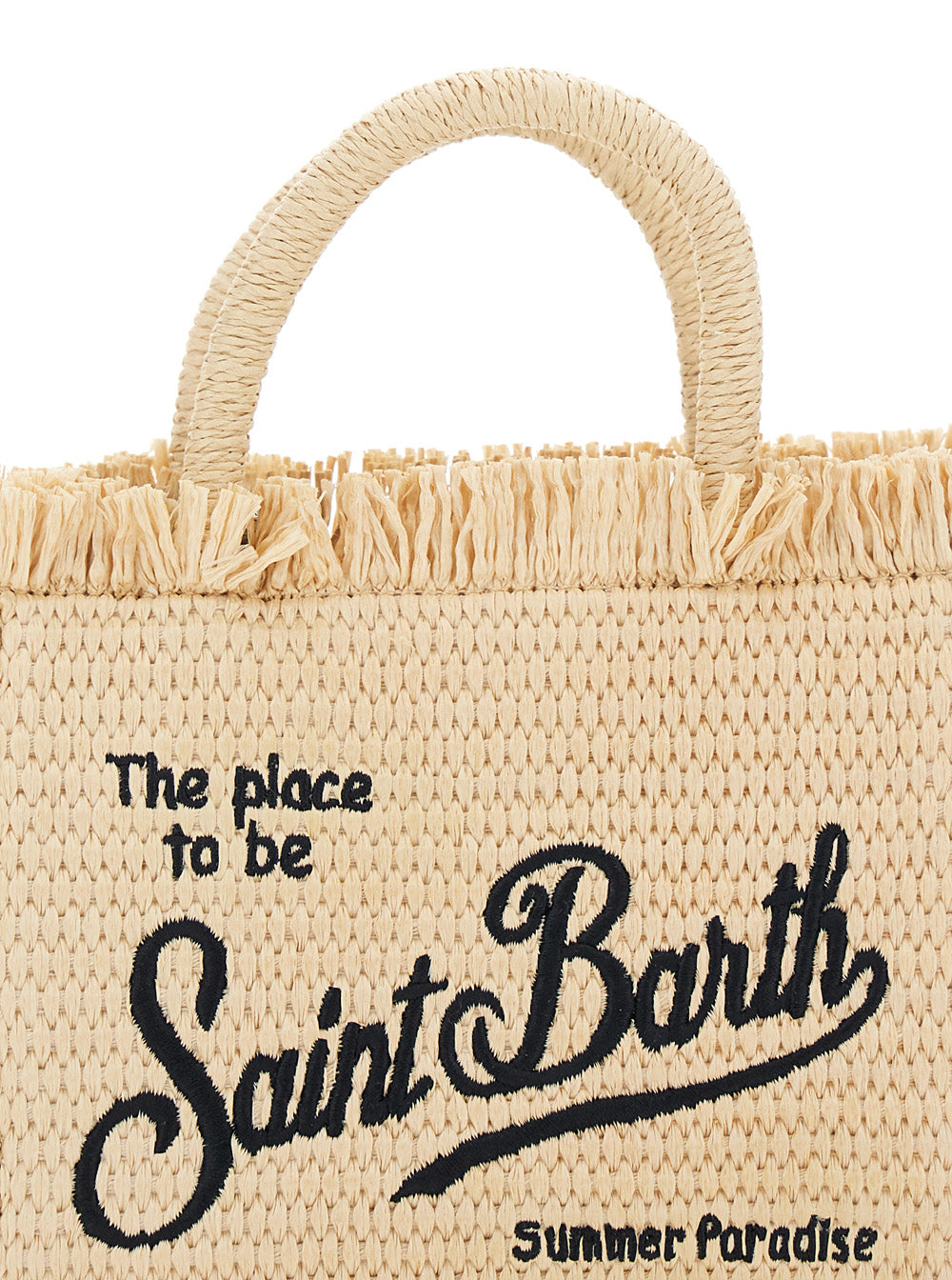 Handbag Vanity Mini Straw With Beige Handles For Women Hand Bags