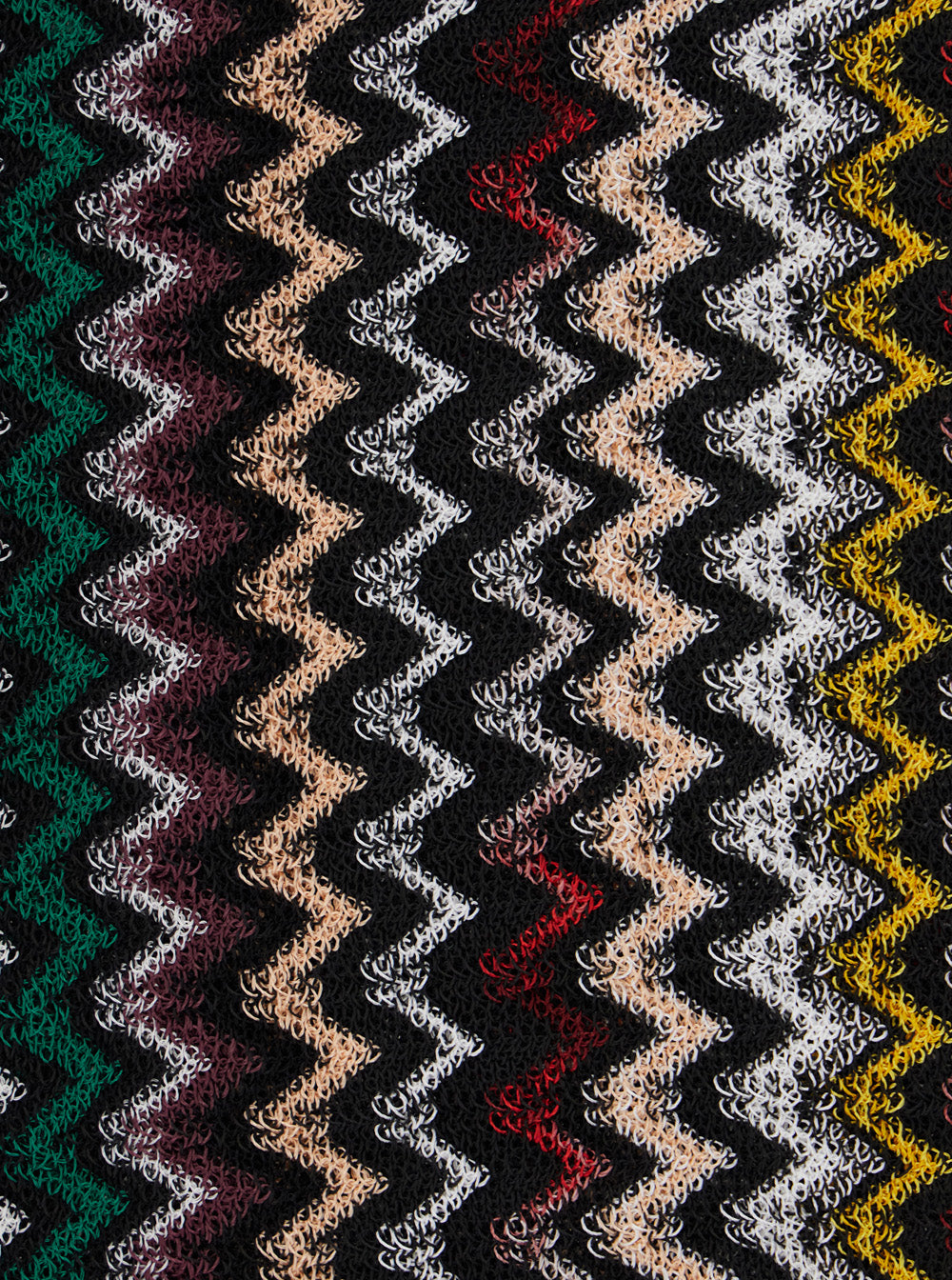 Scarf SC35VIDA4940001 Multicolor with Zig Zag Motif in Viscose Women Scarfs And Foulards