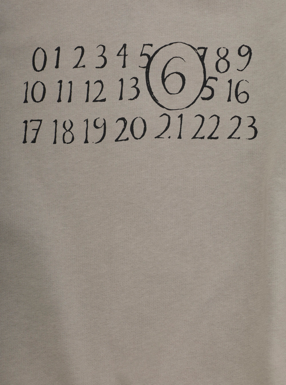 Grey Crewneck Sweatshirt with Logo Print on the Front in Cotton Boy Sweatshirts