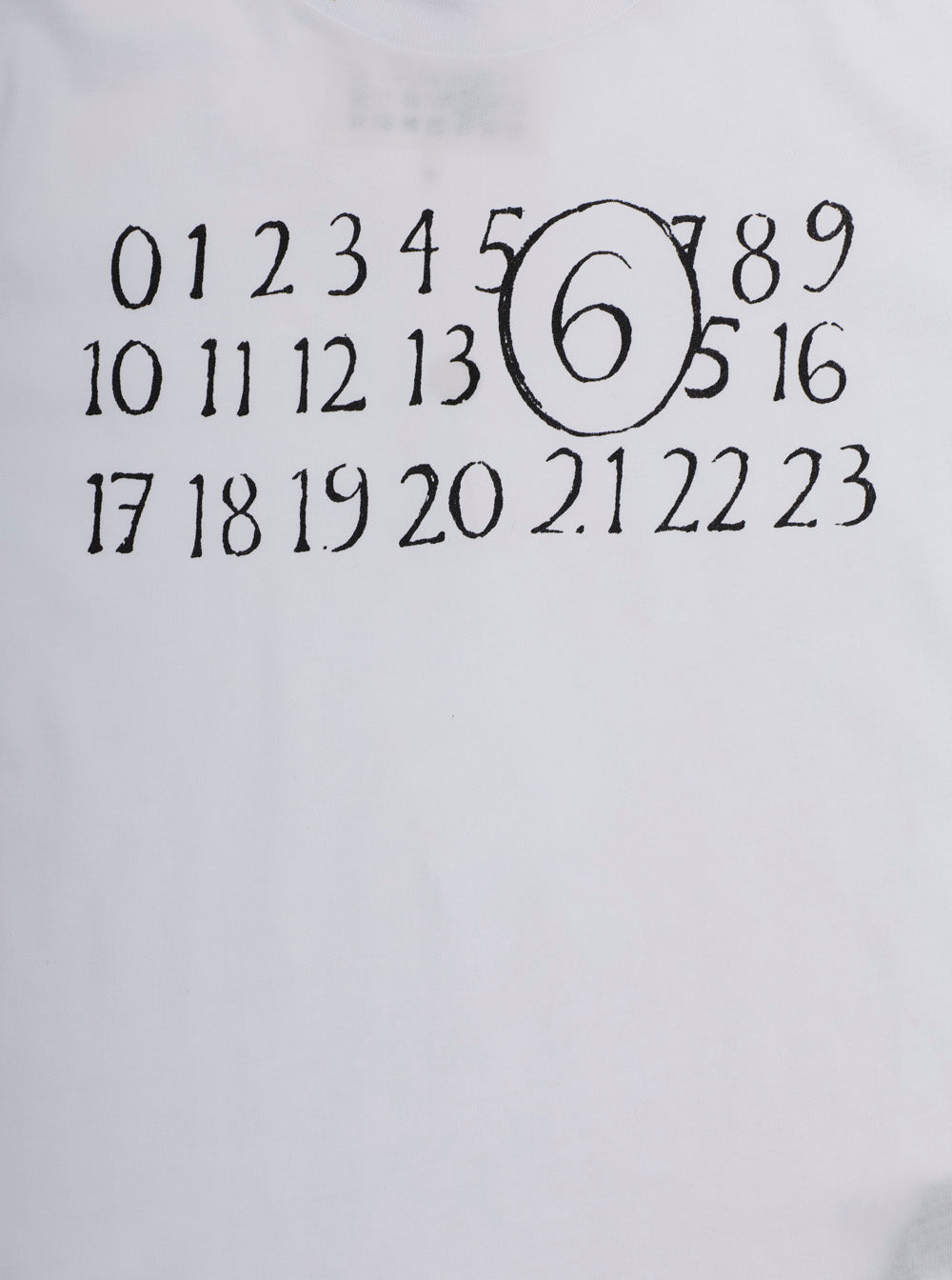 White Crewneck T-Shirt with Logo Print on the Front in Cotton Boy Tshirts And Polo Shirts