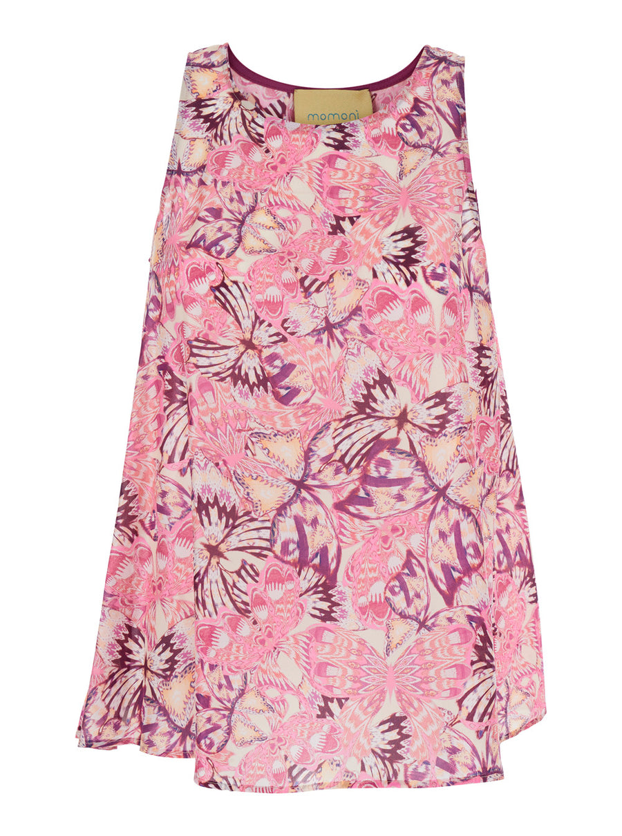 Top Ocra Multicolour Silk Tops