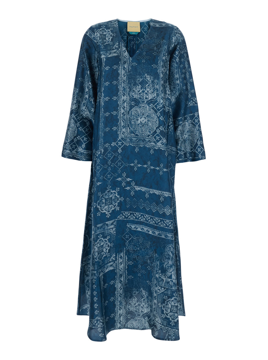 Long Dress Garcia Blue Silk