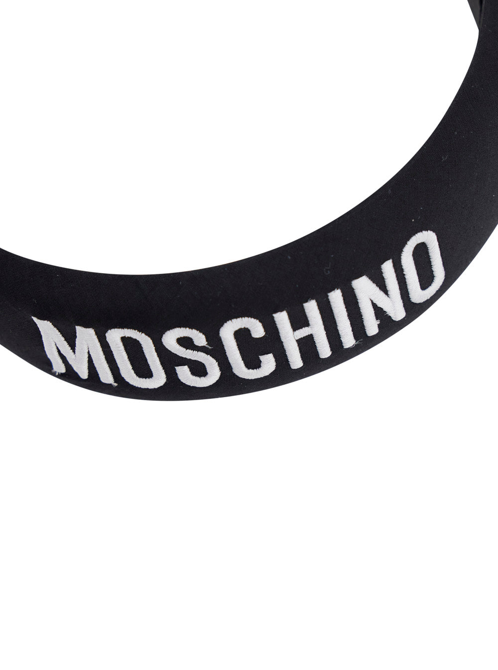 HAX01NLLA1260100 - Black Hair Accessory with Logo in Cotton Child