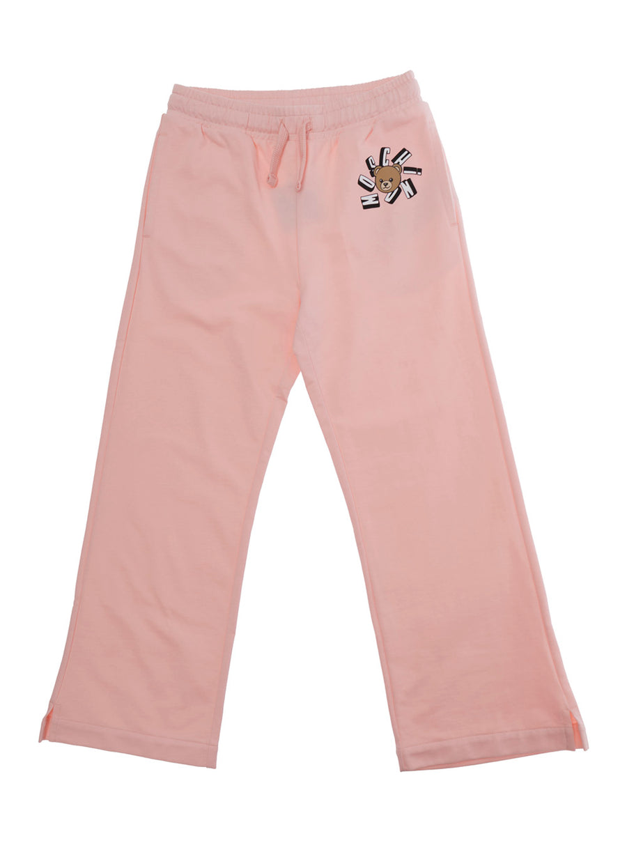 Girls Trousers Pink Cotton