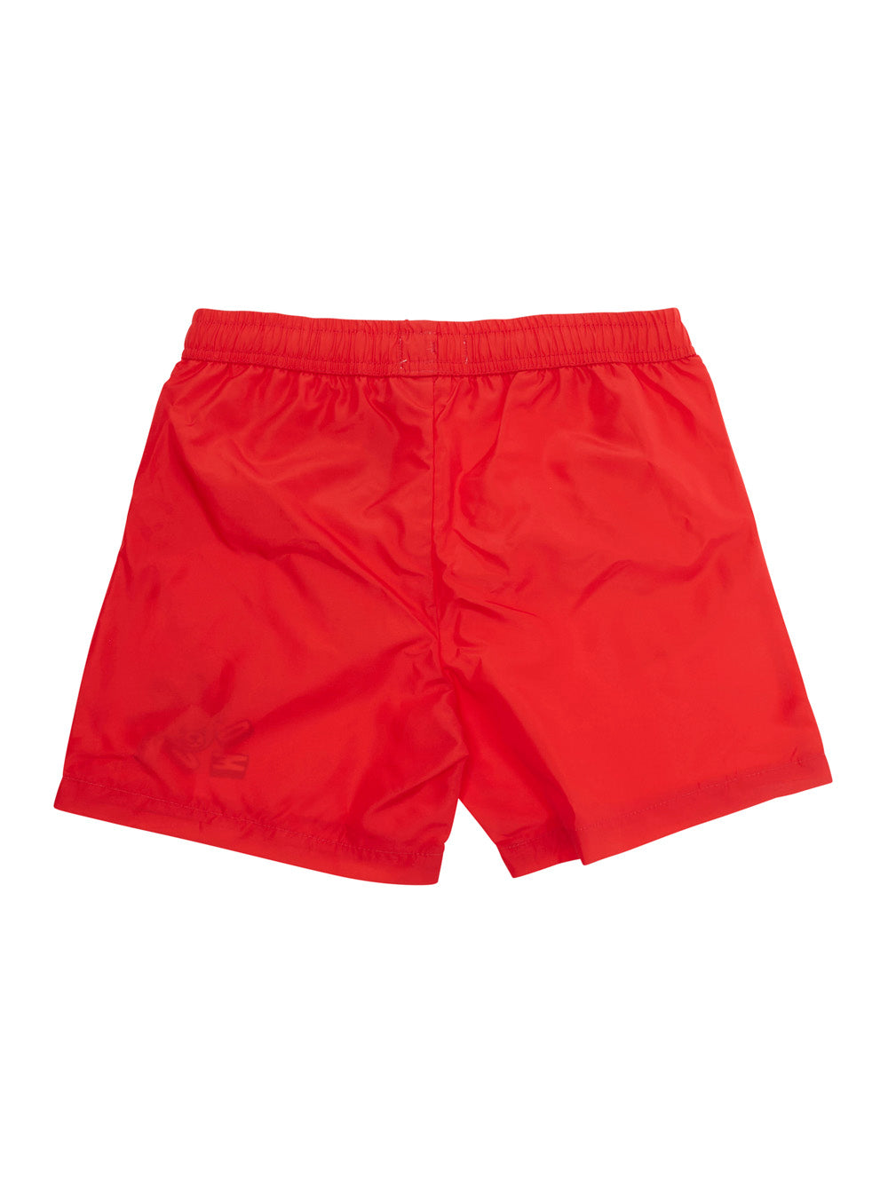 Swim Shorts With Gift Box - Red Swimwear Elastic Waistband In Tech Fabric Child Beachwear