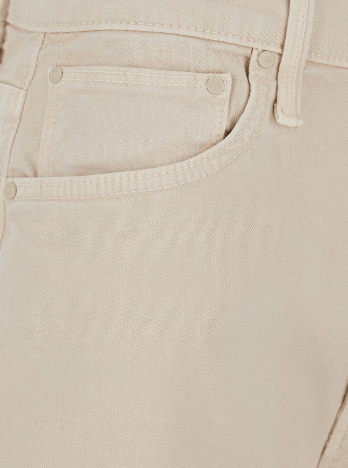 Jeans The Dodger Flod with Belt Loops and Wide Leg in Beige Denim for Women Cotton Lyocell Elastane