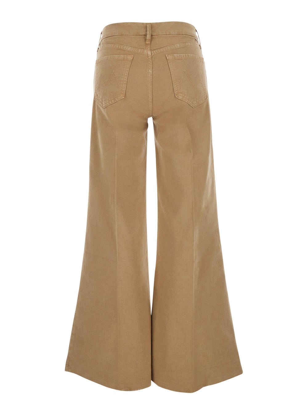 Jeans The Roller Fray Brown With Five Pockets And Frayed Hem In Cotton Women Lyocell Elastane