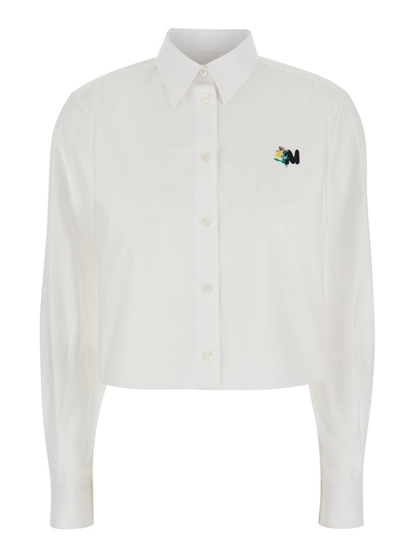 Shirt Cotton White Blouses