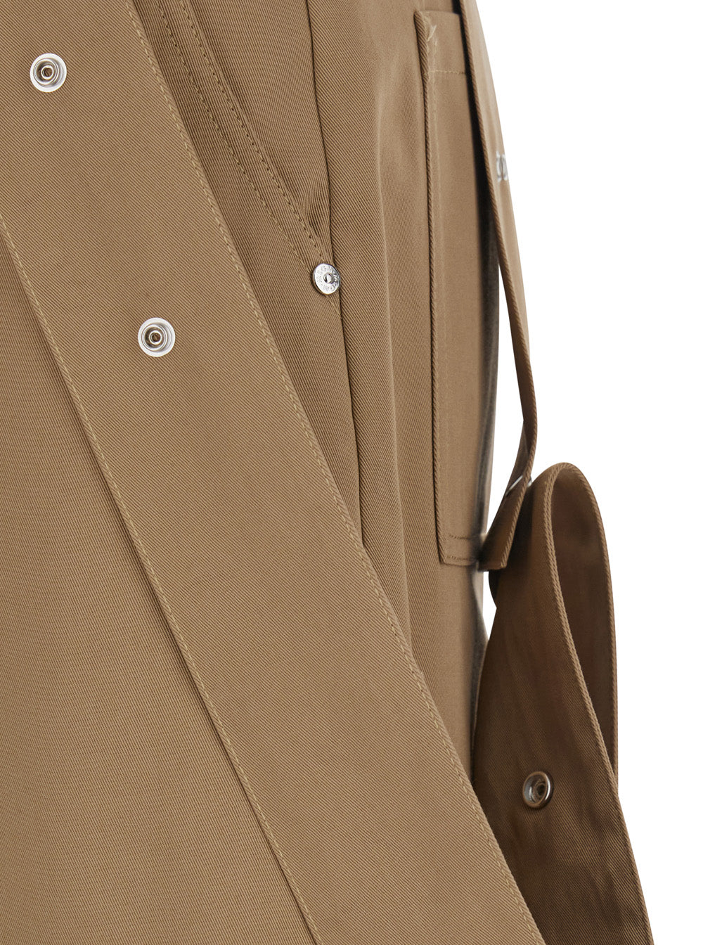 Pants - Beige With Elastic Waist Cotton Men Trousers