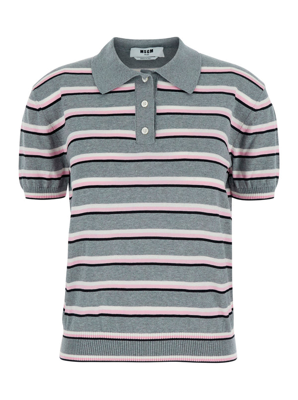 Polo Shirt Grey Cotton T-shirts & Jerseys