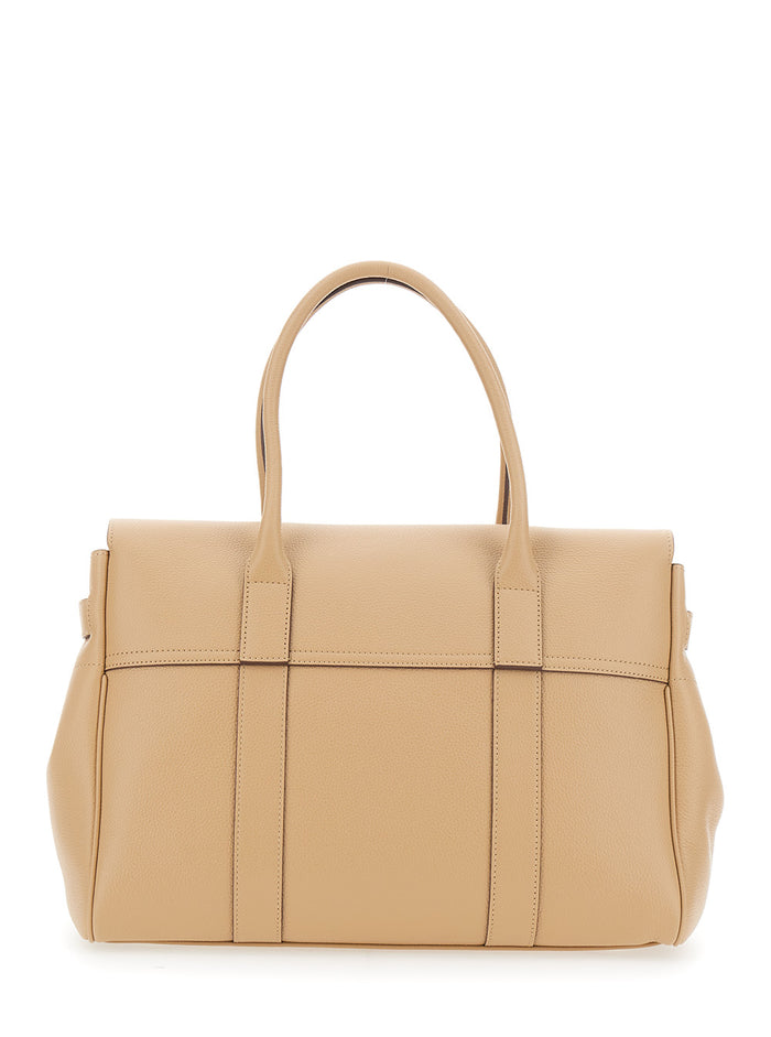 Beige Leather Bayswater Handbag Hand Bags
