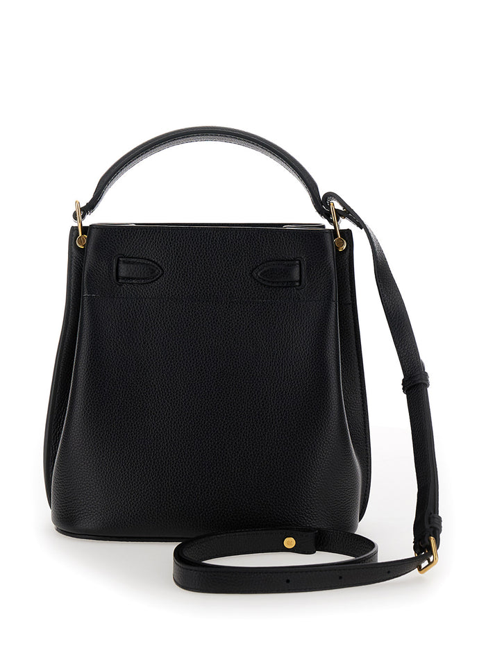 Handbag Islington Bucket with Black Leather Handle for Women Hand Bags