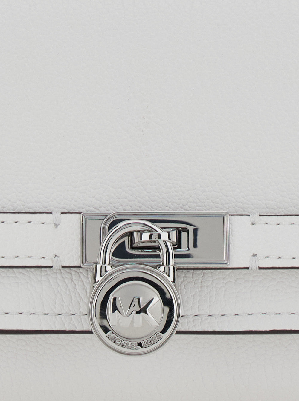 Handbag Md Ew Th Clutch with leather logo detail White Women Cow Hand Bags