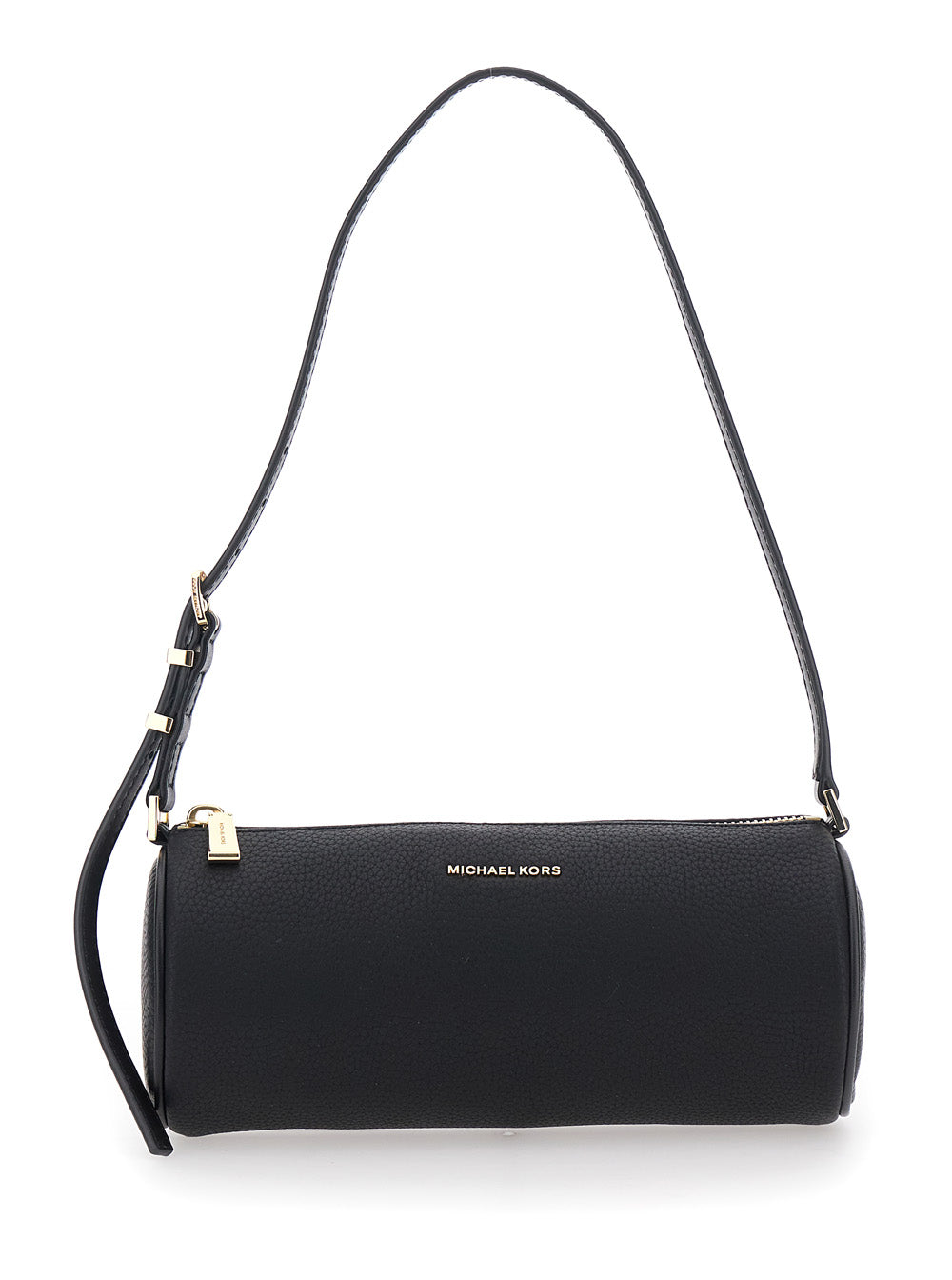 Shoulder Bag IZZY Sm Barrel Pouchette with Black Leather Details for Women Cow