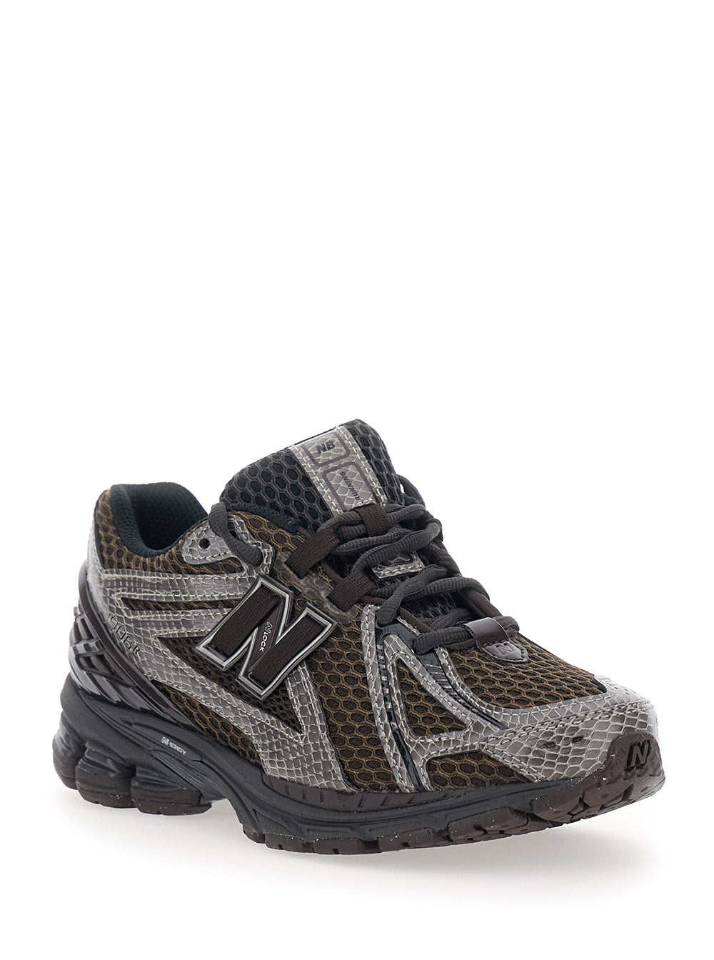 1906R Brown Sneakers with Black Details in Synthetic for Men Synthetic/mesh