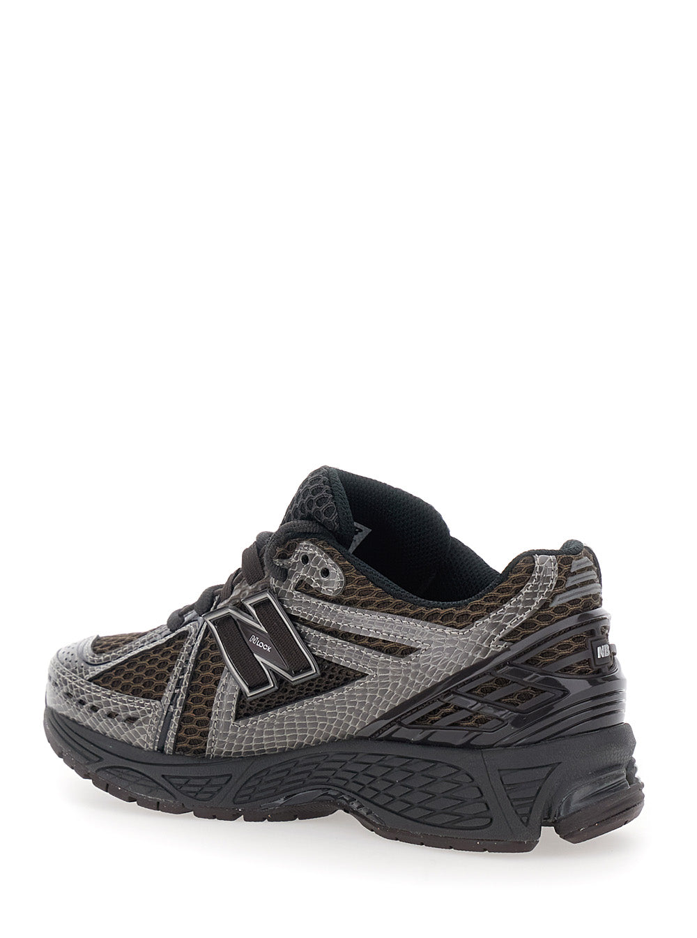 1906R Brown Sneakers with Black Details in Synthetic for Men Synthetic/mesh