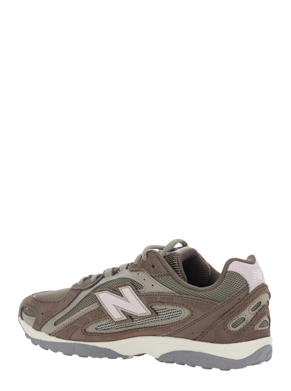 Mens Brown 204L Sneakers with Suede Upper and Rubber Sole Suede/textile