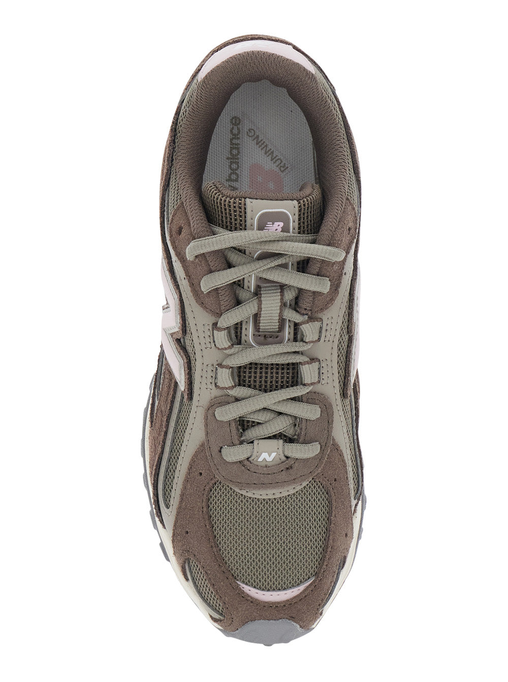 Mens Brown 204L Sneakers with Suede Upper and Rubber Sole Suede/textile