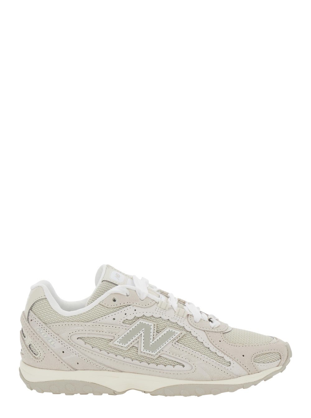 204L White Suede/textile Sneaker